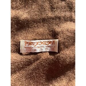 Ombre Pattern brown‎ Pashmina Cashmerenand Silk Shawl Scarf Wrap quiet luxury